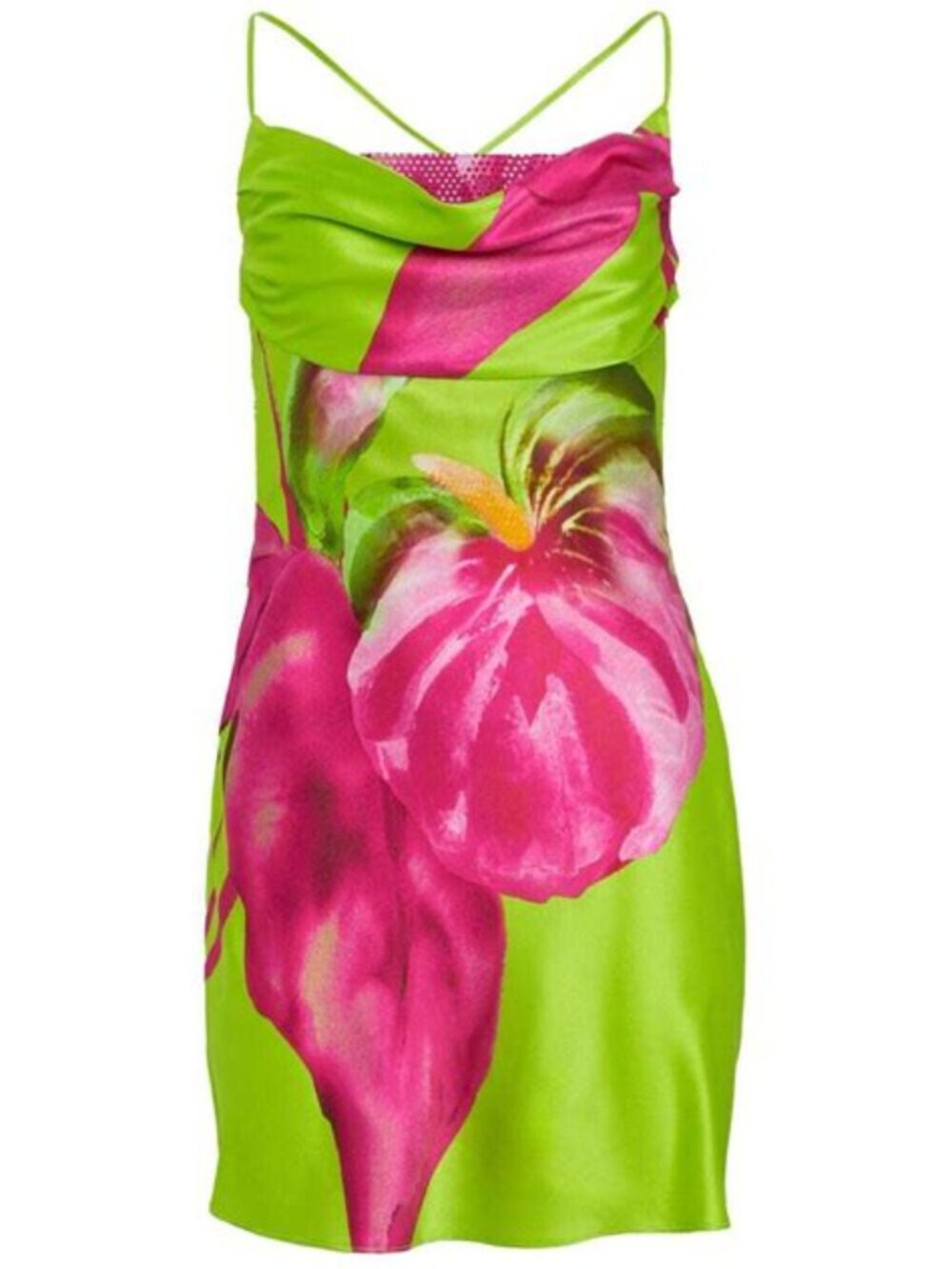Retrofete Azura Silk Dress - Picture 3 of 5